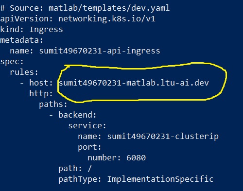 Weblink for your matlab setup